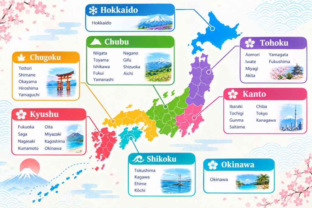 47 prefectures